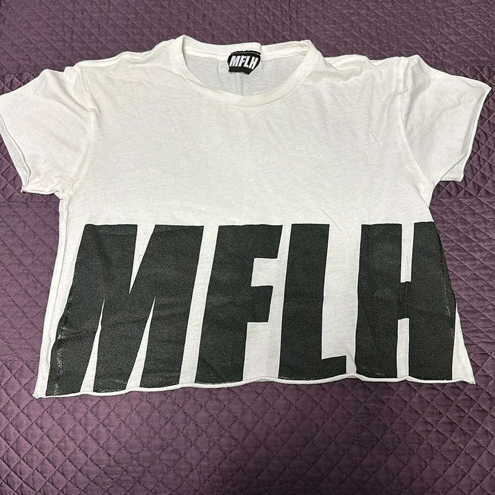 Move fast, lift heavy, crop T-shirt